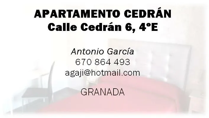 Cedran Granada Apartamento